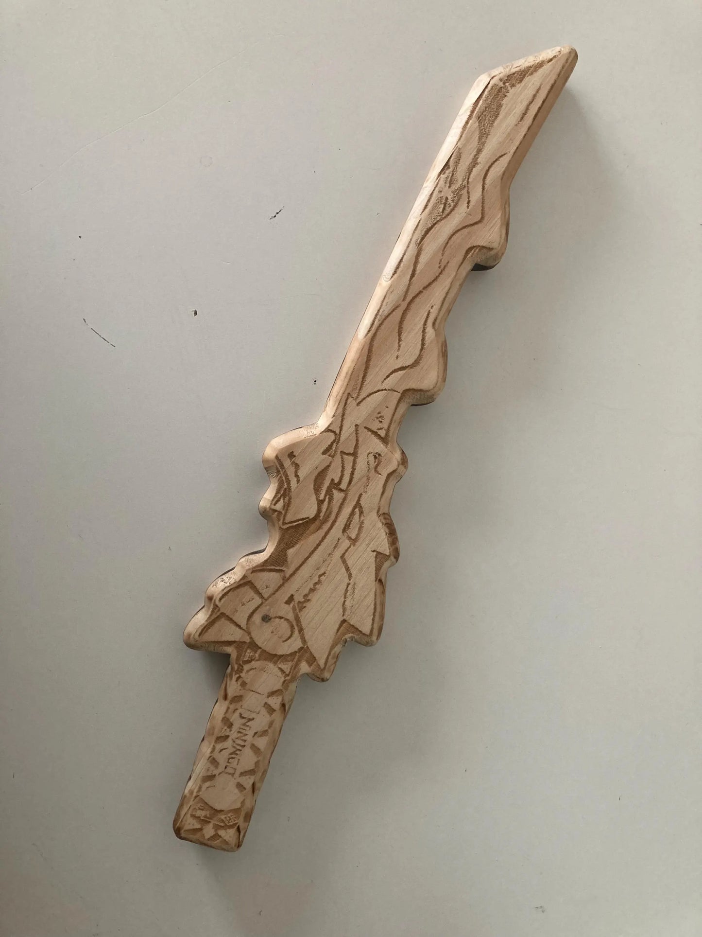 Ninjago inspiriertes Schwert aus Holz, 35 cm Länge, LLoyds Schwert, Sai, handgemacht, Lego