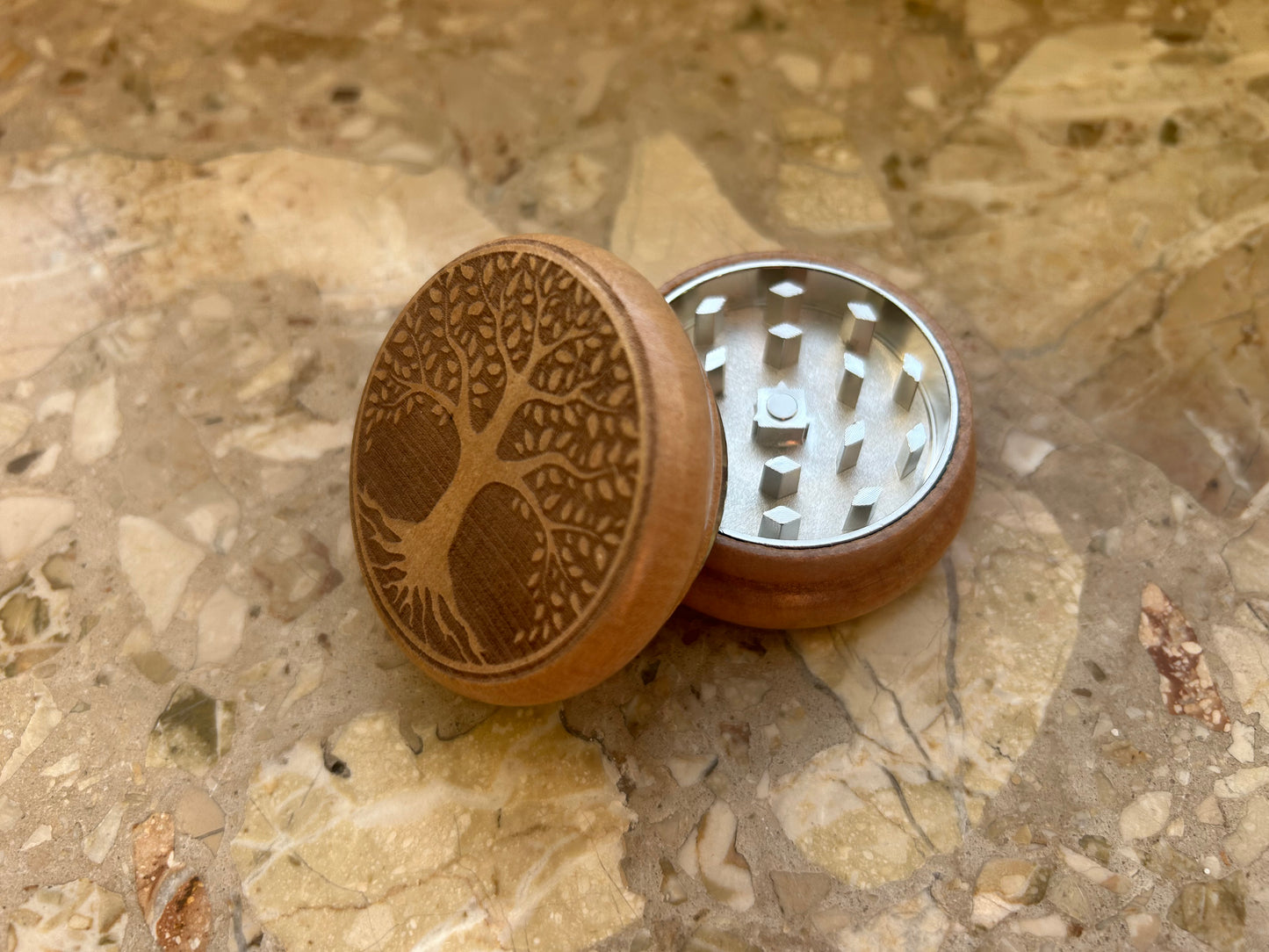 2-lagiger Gewürzmühle aus Holz