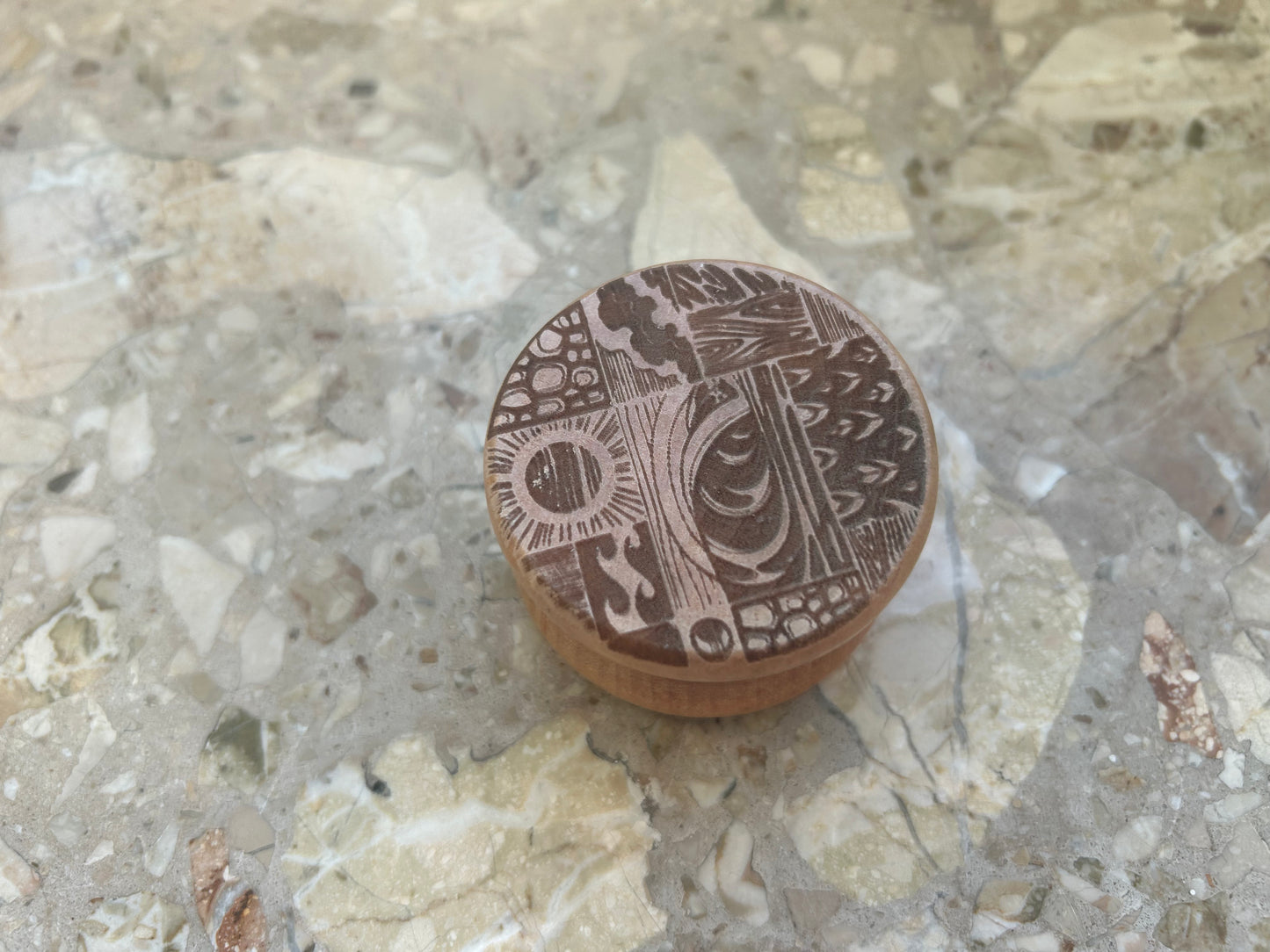 2-lagiger Gewürzmühle aus Holz