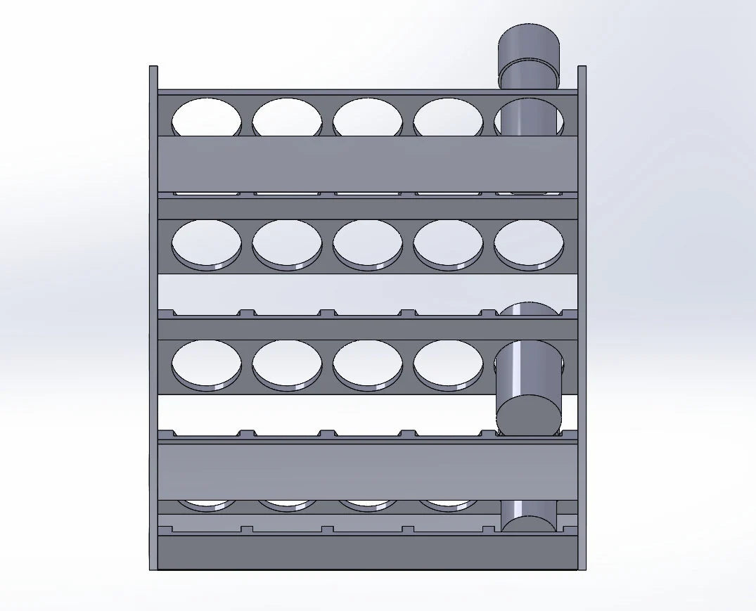 Gewürzregal Holz - Digital Download File -Dateien für Laserschnitter, svg, dxf, Laser cut Template, Laser cut Projekt, Vorlagen Schnittplan