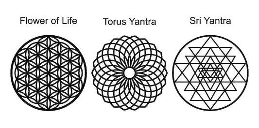 Blume des Lebens Wanddeko, Heilige Geometrie, Holz, laser cut, symmetrische Form, Geometrisches Ornament